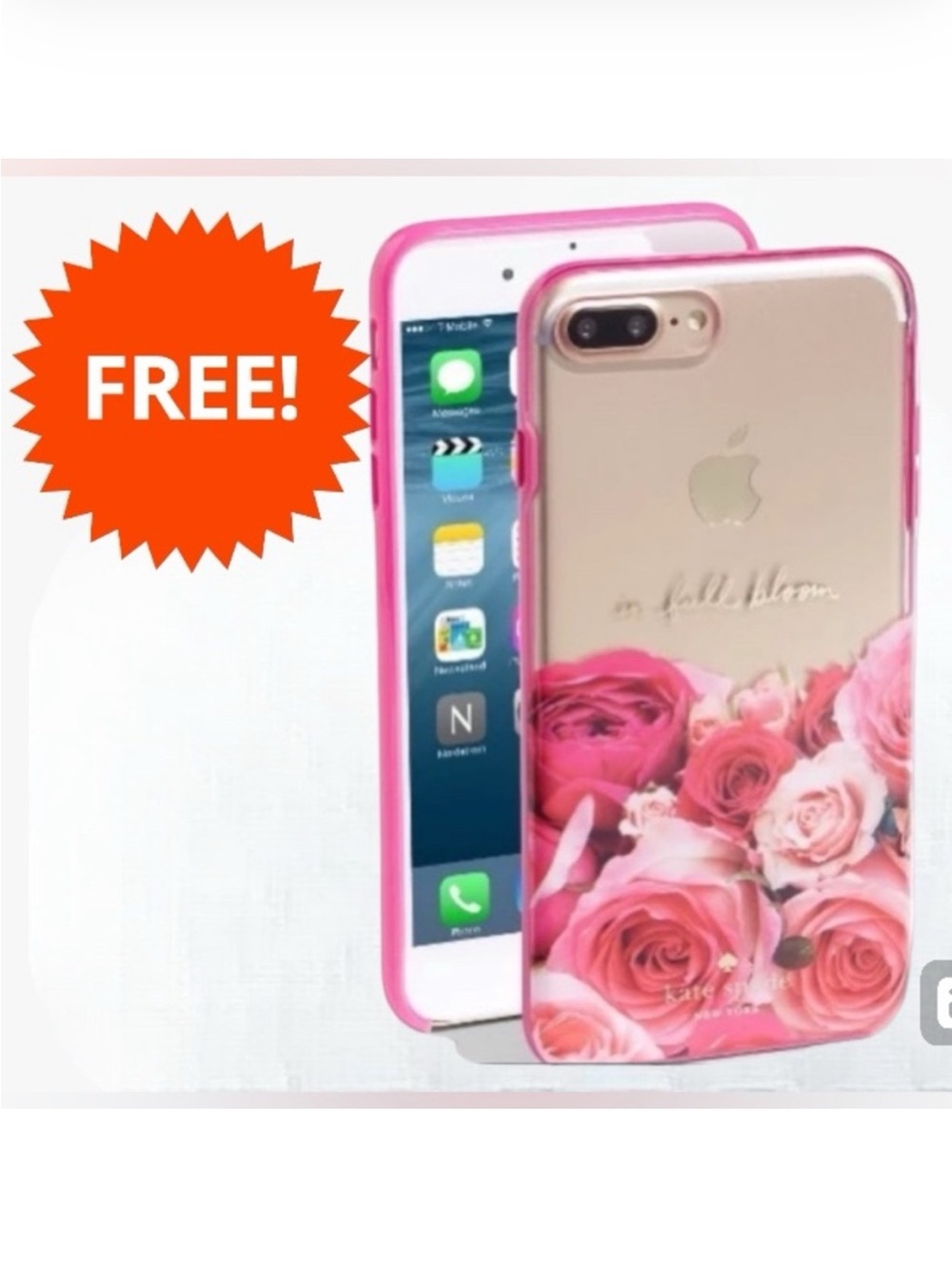 Kate Spade Free with purchase iPhone 7 case